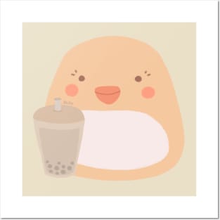 Mochi Duck with Boba Posters and Art